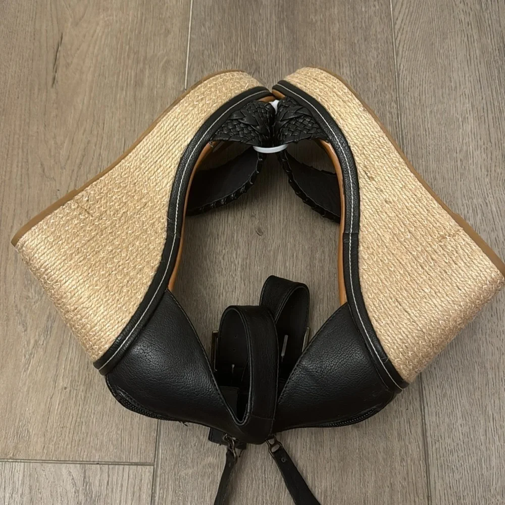 NEW! Zodiac Sabeen Ankle-Strap Espadrille Wedge Sandals - Size 10 🚛